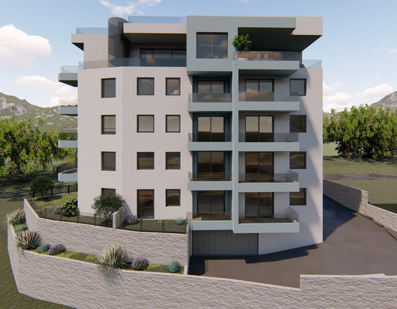 Prodaja stanova, Dugi Rat – novi projekt u izgradnji (pogled na more) – 4